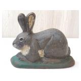 Cast Iron Rabbit Door Stop (Some Rust On Bottom)