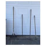 Leaf Rake and Garden Rakes.