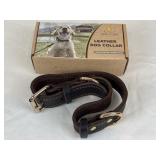 Leather Dog Collar for Large Dogs in Original Box