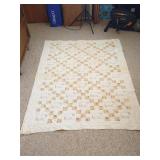 VTG Handmade Cow Quilt 77in x60in