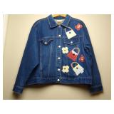 VTG Beverlyï¿½s 18W Jean Jacket w/ Purse/Flower