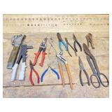 Pliers, Tin Snips, Needle Nose Pliers, Channel-