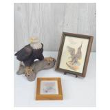 Framed 40:31 Verses & Heavy Stone Resin Eagle