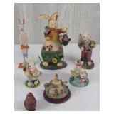 Easter Bunny Figurines