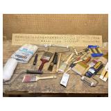 Paint Brushes, and Paint Rollers.