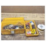 Tool Box W/Wire and Wiring Connectors.