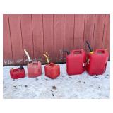 5 Gas Cans.