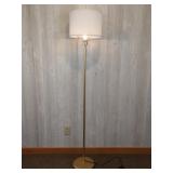 Gold Tone Floor Lamp