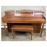 Vtg Rudolph Wurlitzer Upright Piano