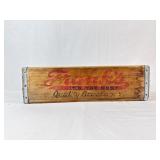 Franks Wood Beverage Crate 18in x13.5in