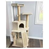 Pre-Scratched Cat Tree 52in Tall