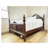 Full Size Beautiful Wooden Bed Frame, Box S