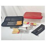Grilling Utensils, Spatula, Matches, Hotdog Sticks