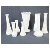 Milk Glass Vases