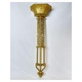 Hollywood Regency Resin Wall Pocket