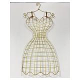 Decorative Wire Dress Form.