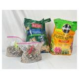 Potting Mix, Peanuts, and Birdseed