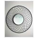 Large Decorative Wallhanging Mirror 32in Diameter
