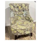 Floral Pattern Arm Chair.