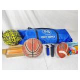 Tether Ball Set, Balls, Glow Sticks, Refill Water-