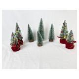Miniature Bottle Brush Christmas Trees