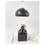 Hand Carved Tiki Man in Hot Air Balloon