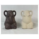 Pair of Leggy Lady Vases