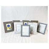 Six 4 x6 Frames & Two 5x7 Photo Frames