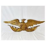 VTG Sexton Cast Metal American Eagle Plaque 27in