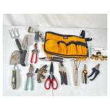 Garden Tools, Tool Apron, Hose Attachments.