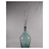 Large Blue Glass Vase