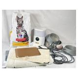 Cat Food/Dispenser Heated Pads & Bowls.