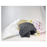 Quilt/Coverlet & 3 Blankets