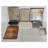 Baking Pans, Silicon Muffin Pan, Cooling Racks