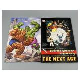 2 Graphic Novels: Justice Society & The Hulk