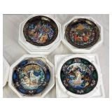 4 Decorative Plates:
