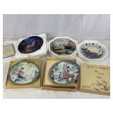 3 Decorative Christian Plates & 2 Imperial