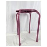 Pink Stool / Plant Stand 18' T, 11' W