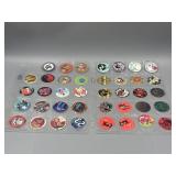 Pogs Milk Caps 1990s In Binder Sleeves.