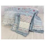 Quilted Full Size Comforter & 2 Pillow Covers