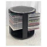 Rotating CD Storage Tower with 23 CDs