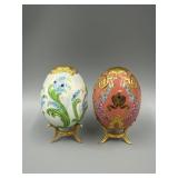 2 Eggs From The Imperial Egg Collection by the