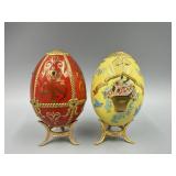 2 Eggs From The Imperial Egg Collection by the