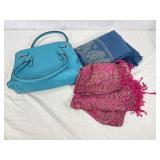 Cashmere Scarf, Shawl, & Charming Charlie Handbag
