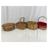 4 Decorative Baskets.