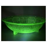 Jeannette Glass Company Cherry Blossom Green