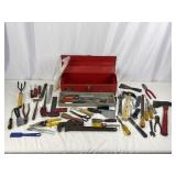 Mixed Hand Tools and Toolbox.