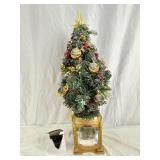 Thomas Kinkade Snow kissed Christmas Tree/Globe.