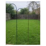 Two Iron Shepherds Hooks/Plant Hooks.