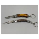 Keychain Damascus Folding Pocket Knives.